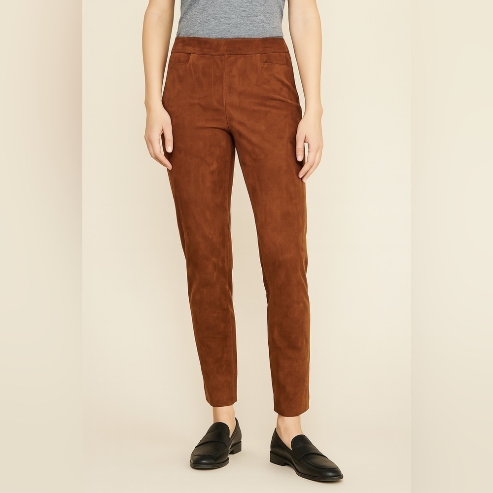 Loft Brown Suade Soft Pants